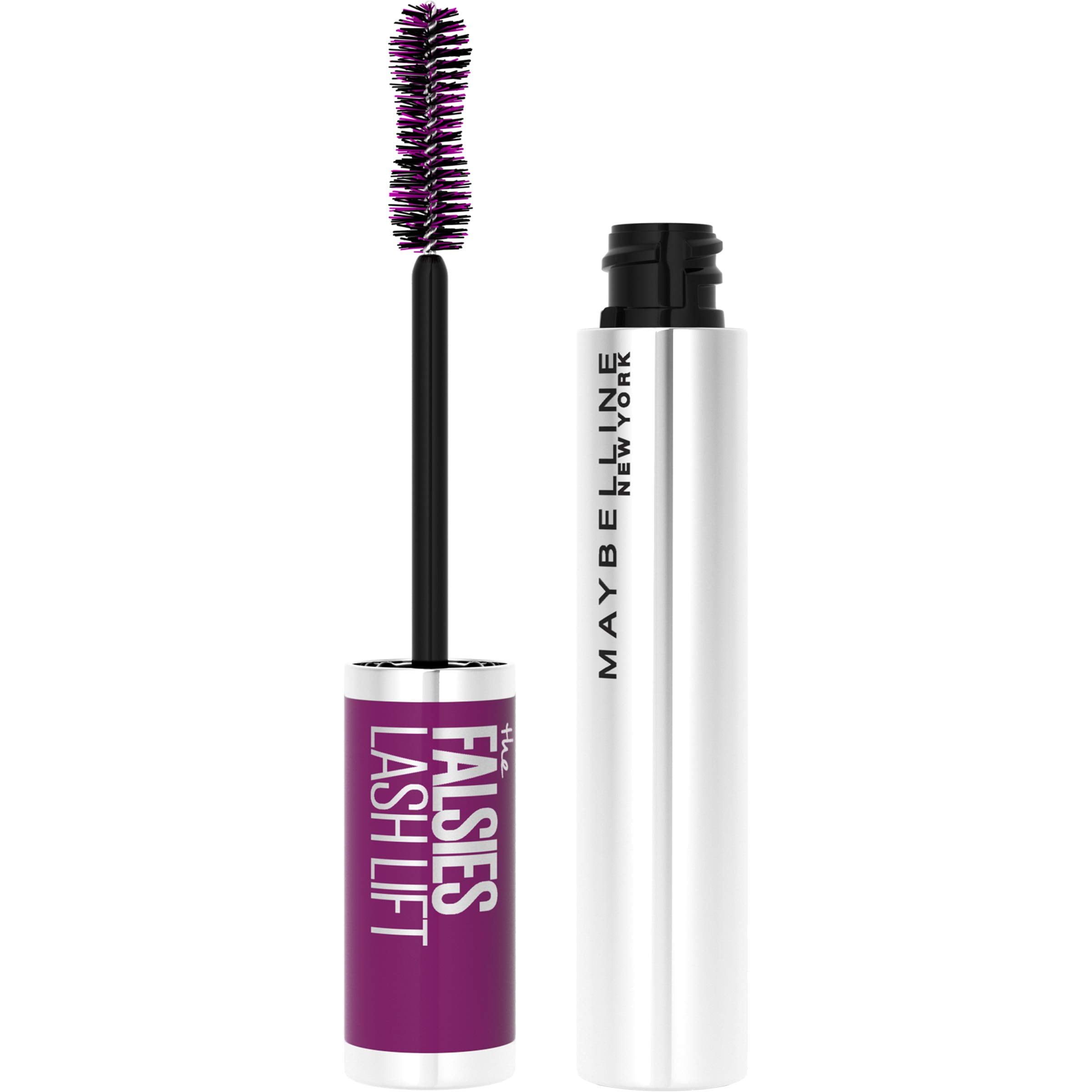 Maybelline The Falsies Lash Lift Смываемая тушь для ресниц, Самый черный 0,32 жидких унции black Evellene International