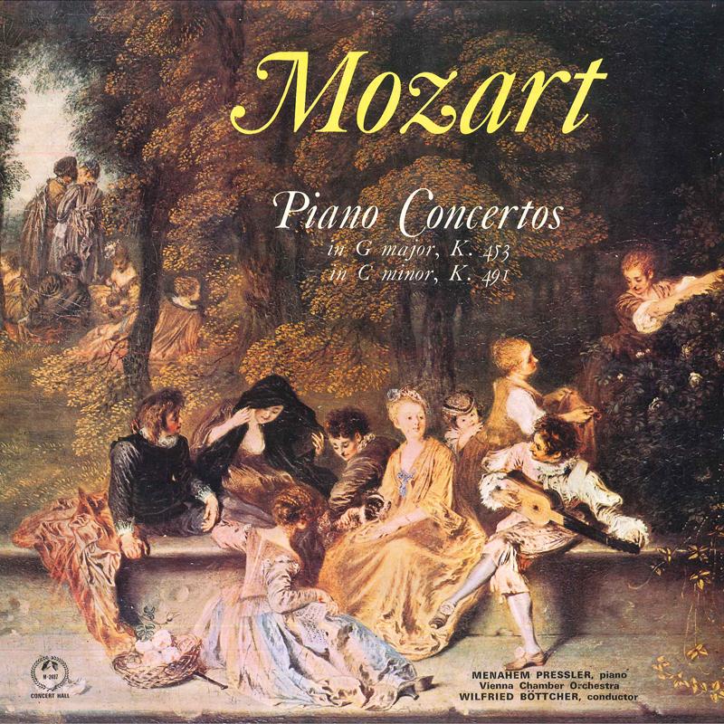 LP-пластинка МЕНАХЕМ ПРЕССЛЕР(ПИАНИНО)/ВИЛЬФРИД БО - Моцарт/Концерты для фортепиано с оркестром соль мажор K M2487 CONCERTHALLSOCI Япония Классика Б/У brown RecordCityJP