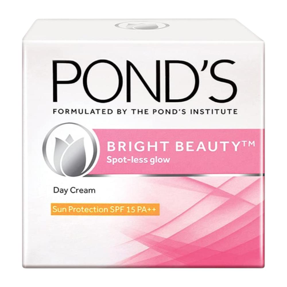 Pond S Bright Beauty Дневной крем SPF 15 50г Увлажняющий крем для лица для сияющей кожи, Удаление темных пятен, Нежирное матовое покрытие, Ежедневное увлажнение white