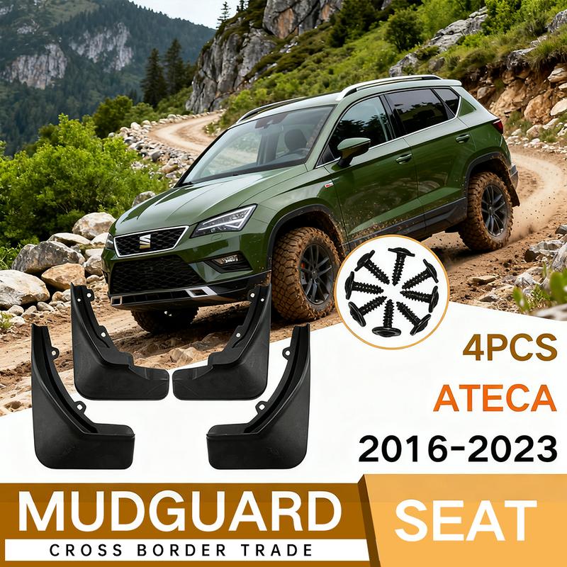 For SEAT Ateca 2017 2018     2016-  car tire fender fender fender modification fender flares Ateca 2016-2023 black in repairs03