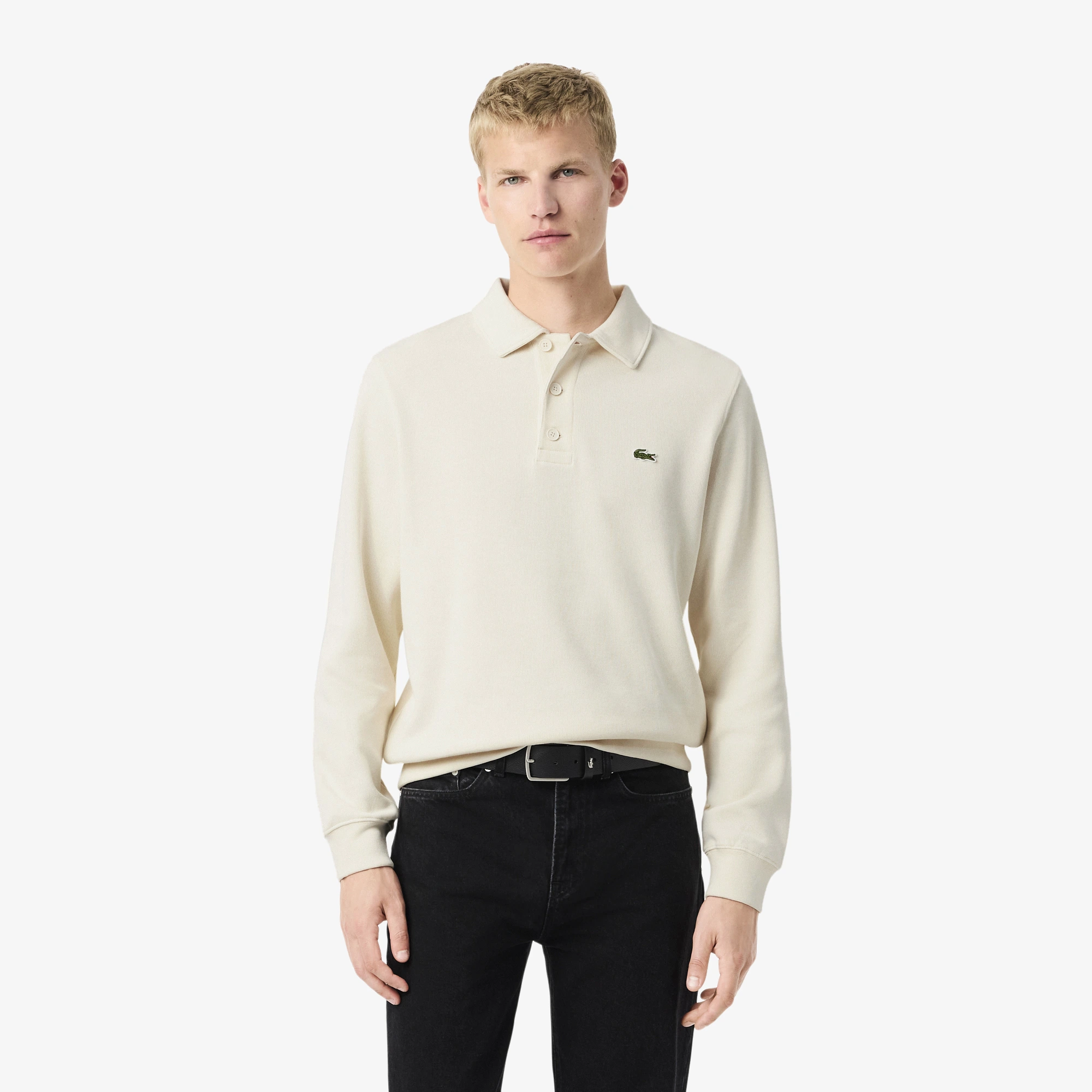 Мужская толстовка Lacoste с воротником-поло из хлопка