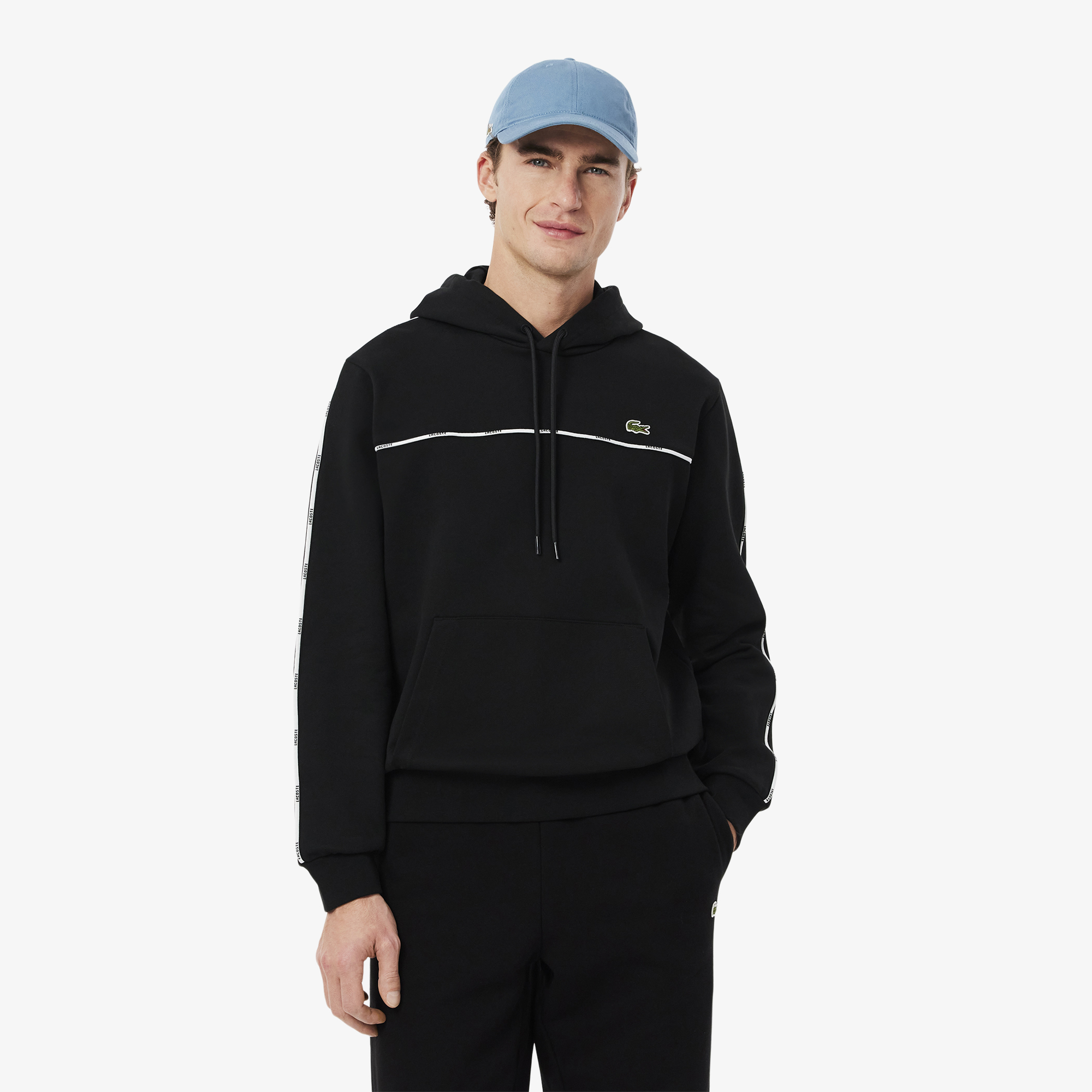 Мужской хлопковый свитшот Lacoste классического кроя