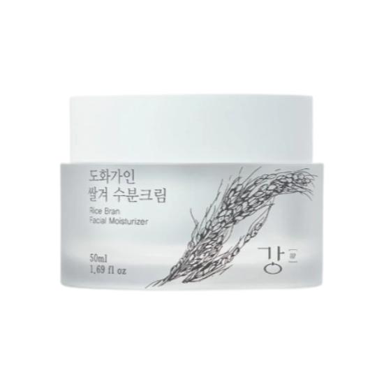 House of Dohwa Premium Rice Bran Moisturizer 50ml - Hydrating & Nourishing Korean Face Cream white