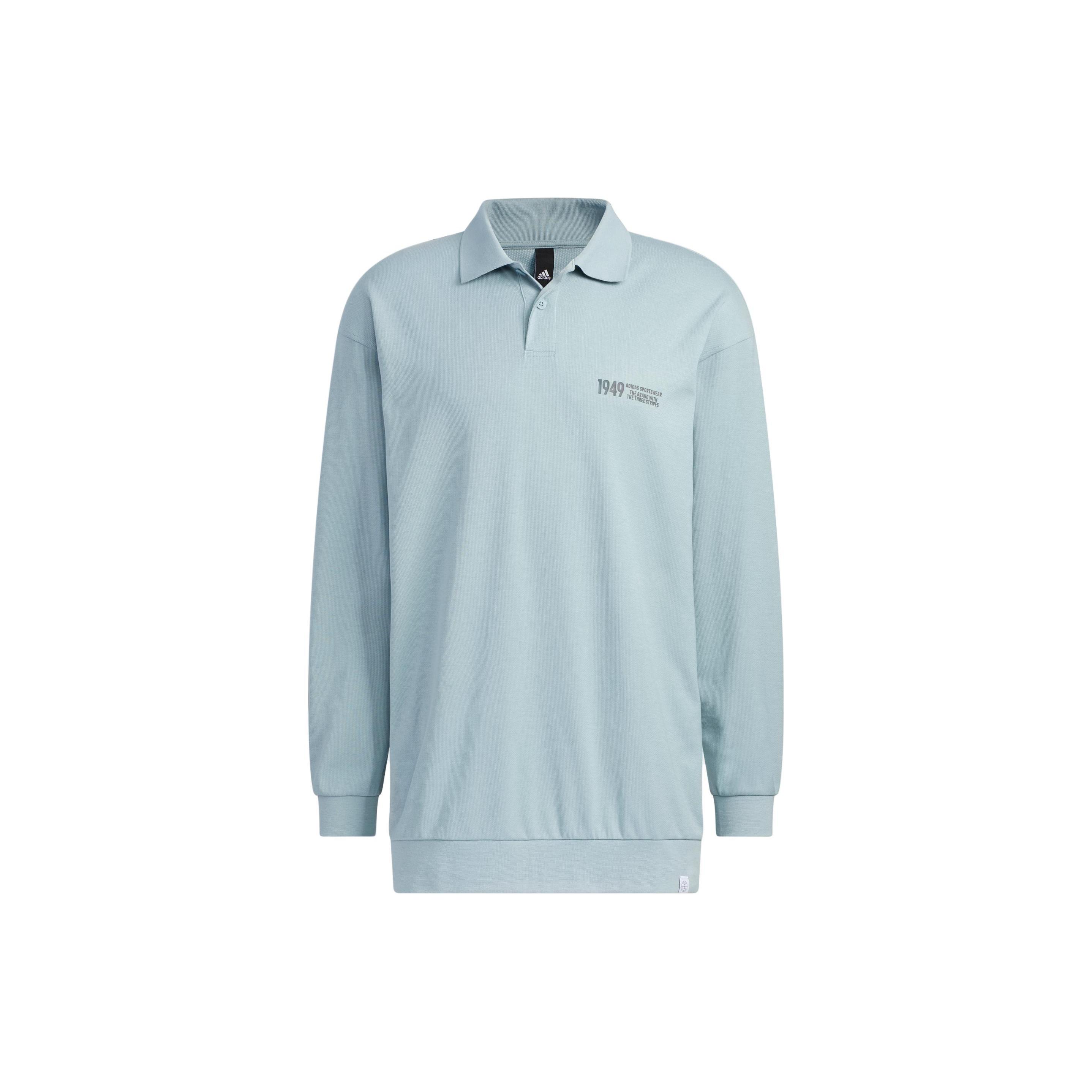 Мужские поло Adidas Серое с воротником-поло Умеренный прямой крой IK3509 M white