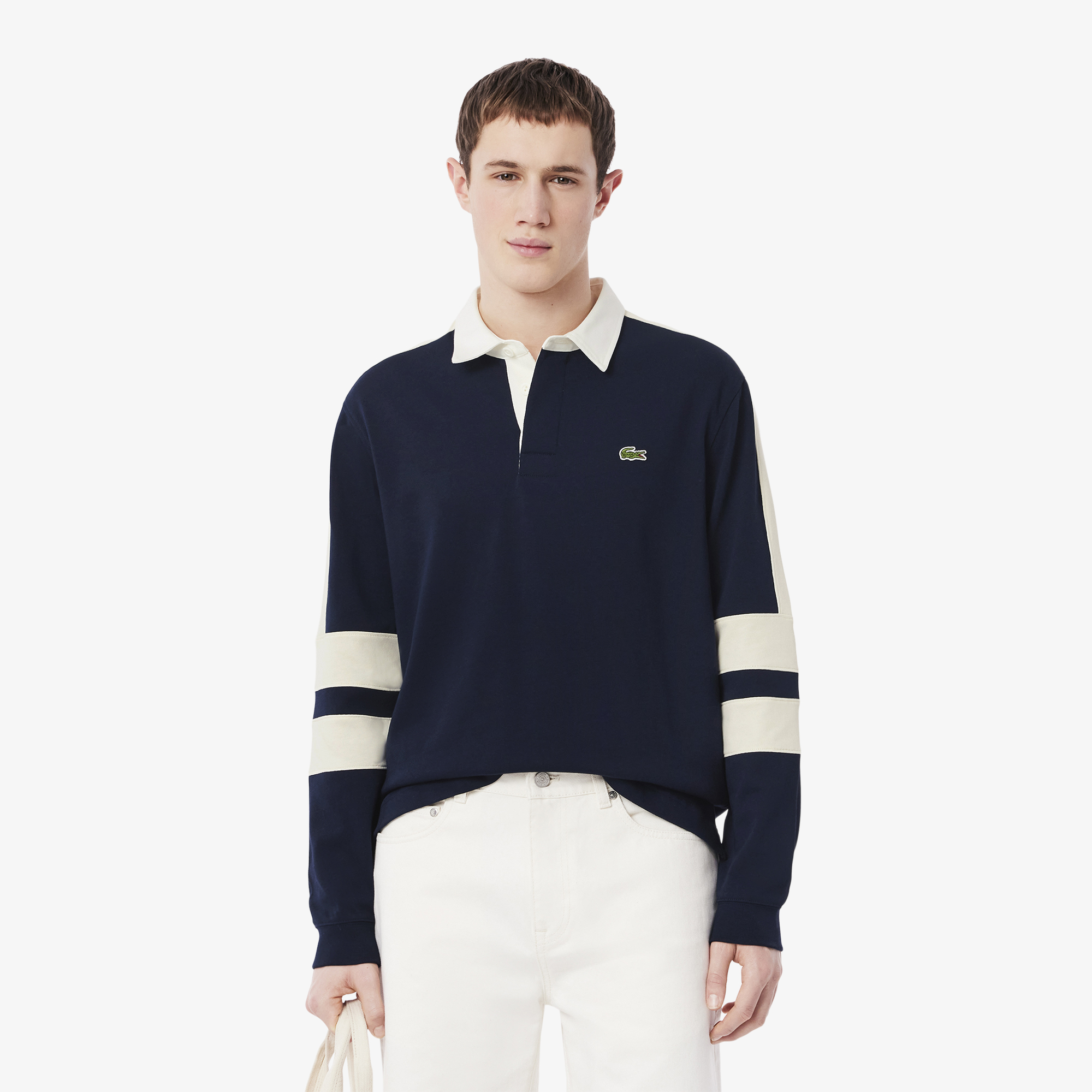 Мужское хлопковое регби Lacoste