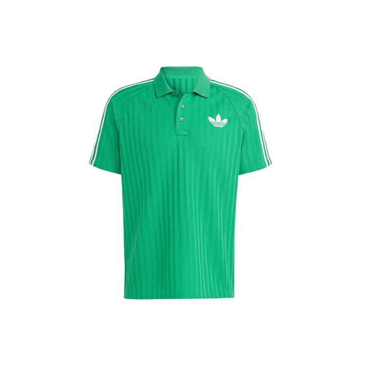 Adidas Originals Весна-Лето 2023 Adicolor 70-е Поло Мужское Зеленое IP6976 XXL blue