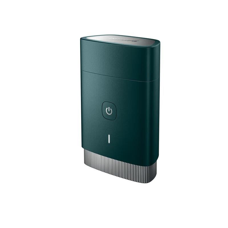 Philips (PHILIPS) Электробритва с черным лезвием, портативная бритва для мытья тела, быстрая зарядка, 1 час зелёный