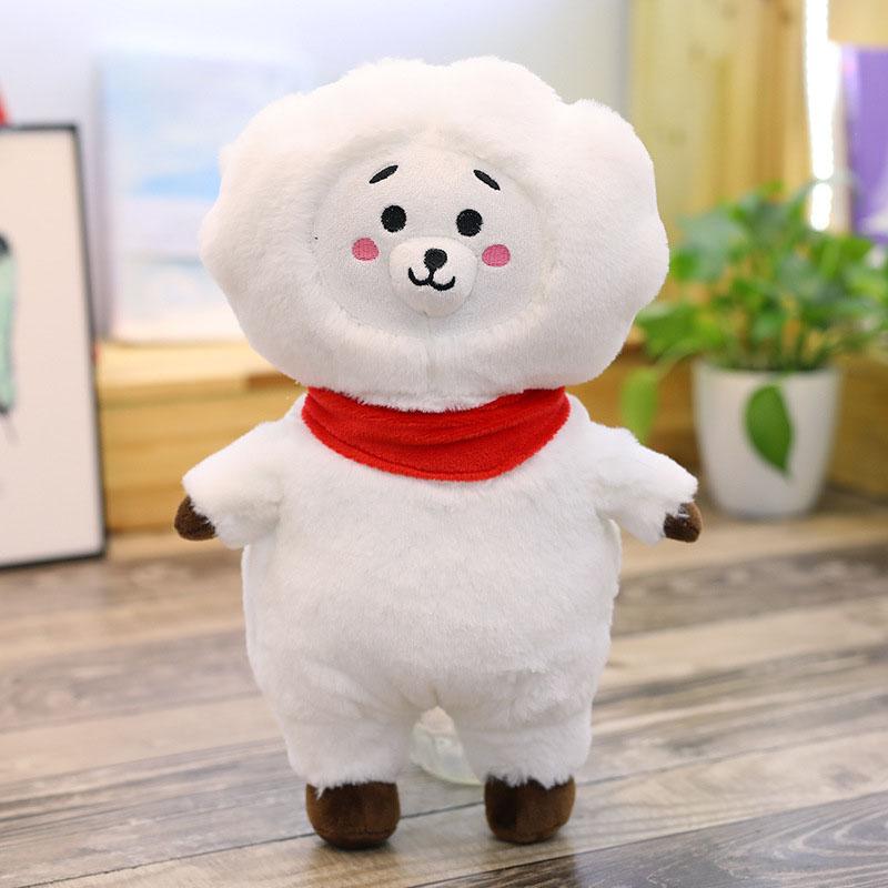 Kpop Корейские Идолы Знаменитости Группа Поддержка Плюшевая Кукла Овчарка Коала Лошадь Кролик Сердце Мягкие Игрушки Плюш Фанаты Подарки Девочкам 25cm белый ALL GLORY