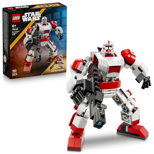 Игрушка-механический костюм Clone Shock Trooper™ из LEGO Star Wars, Подарок на день рождения, Развивающие конструкторы, Космическая игра для мальчиков и девочек, Возраст 6, 7, 8 и 9 лет, 754 gray RURI Japan product