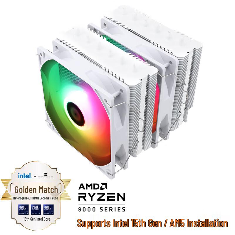 Воздушный кулер для процессора Thermalright Peerless Assassin 120 SE WHITE ARGB gray JDST online