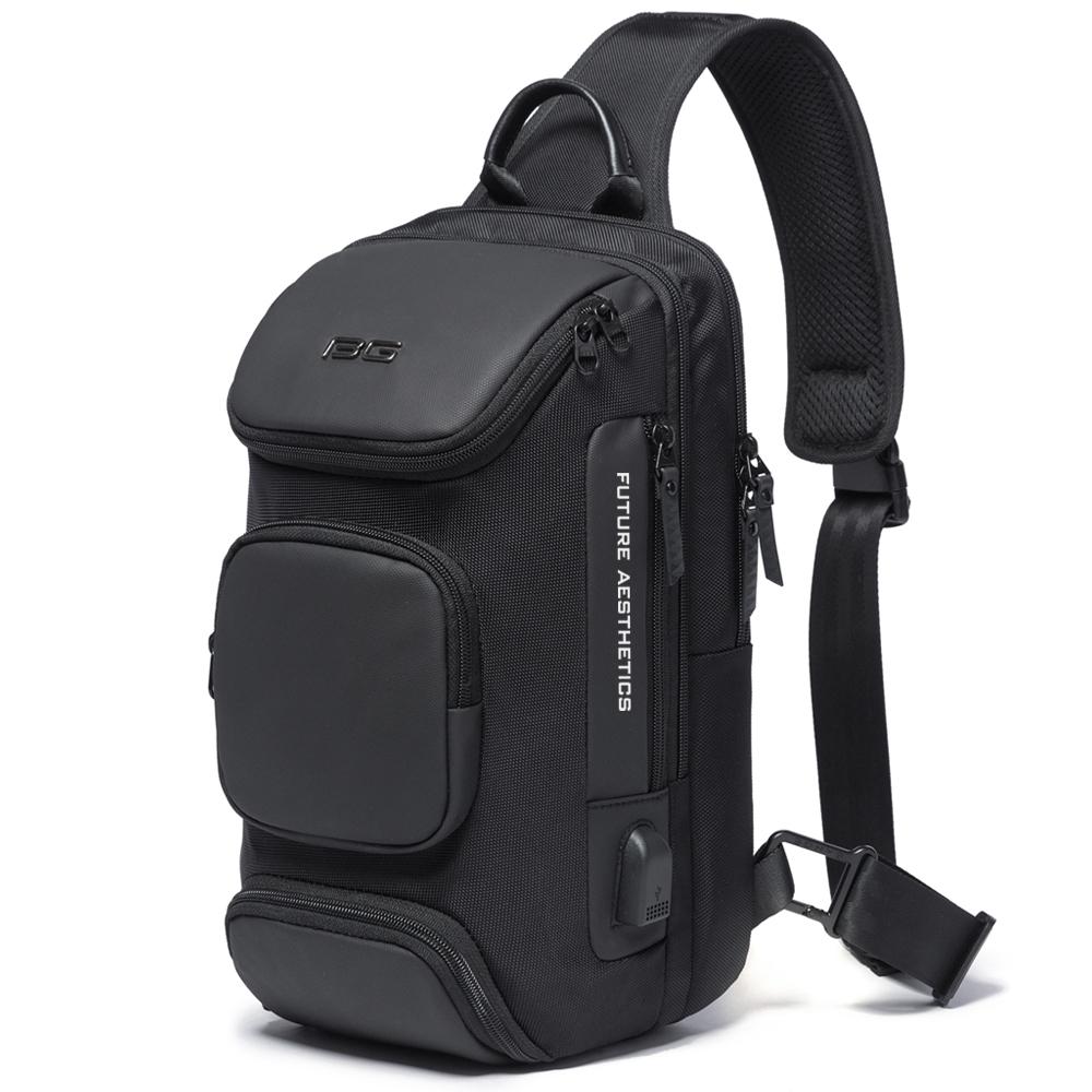 BANGE New Anti-Theft Multifunction Crossbody Bag Outdoor Urban Slim Men Travel Chest Bag 35 x 21 x 12 cm чёрный Dreeyn Backpack
