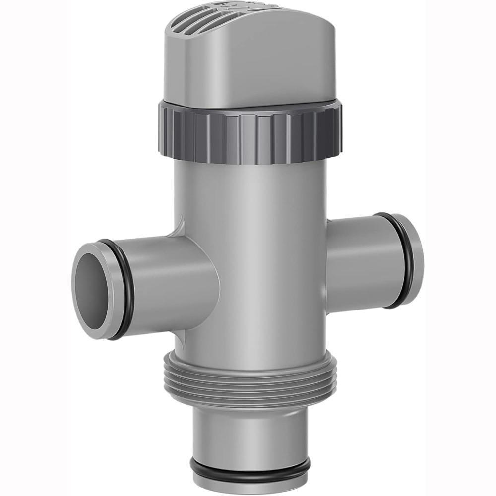 Dual Connection Pool Plunger Valve Universal Pool Valve Replacement Part Hose Plunger Valve gray sjkllSHJK