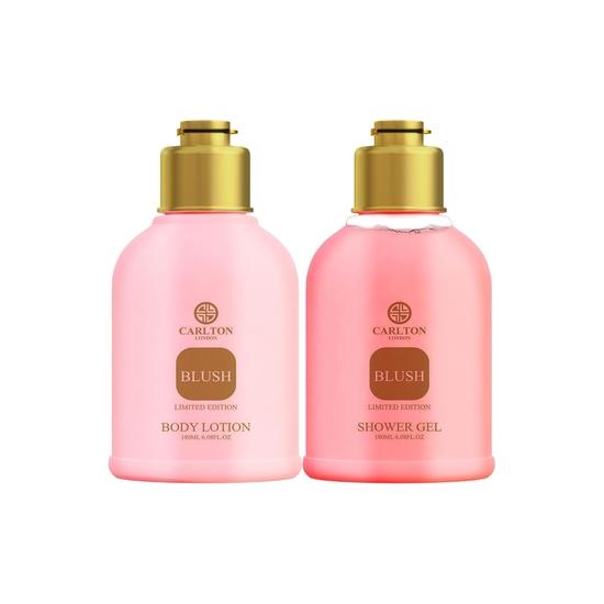 Carlton London Combo Women Blush лосьон для тела и гель для душа Blush - по 180 мл каждый (Упаковка из 2 шт.) Без парабенов и сульфатов. Лучший подарочный набор для женщин. pink