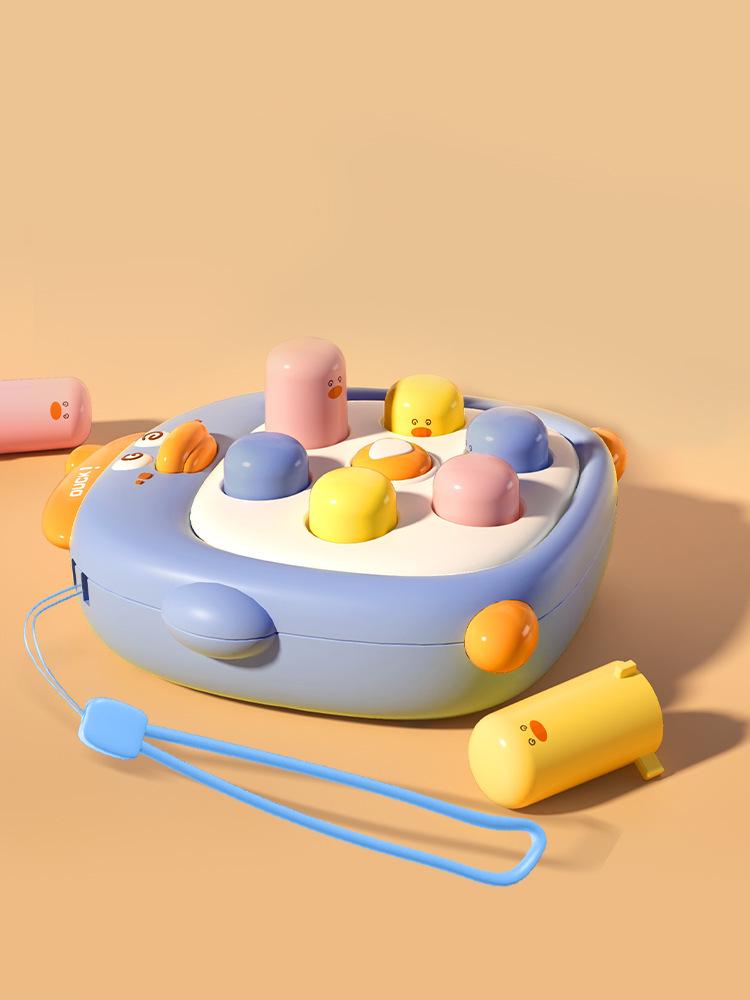 Игрушка-стучалка для малышей 1-2 лет - Раннее обучение и развивающее развлечение gray CreativeCorner