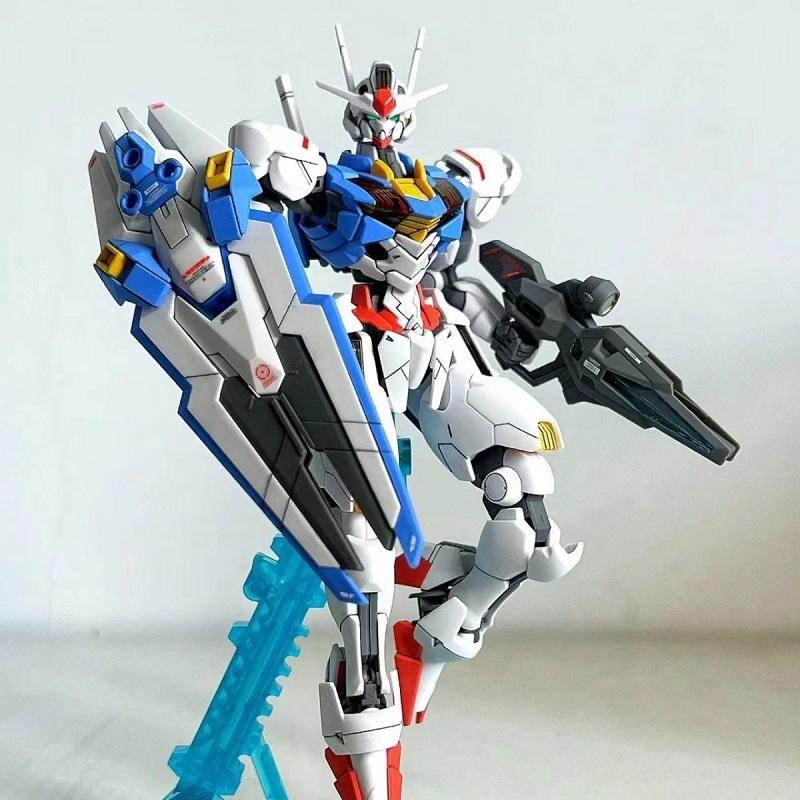 Ведьма с Меркурия Aerial HG 1/144 Сборная модель меха Фигурка-трансформер Настольное украшение Кукла Головоломка для мальчика Игрушка Подарок gray Interesting toys