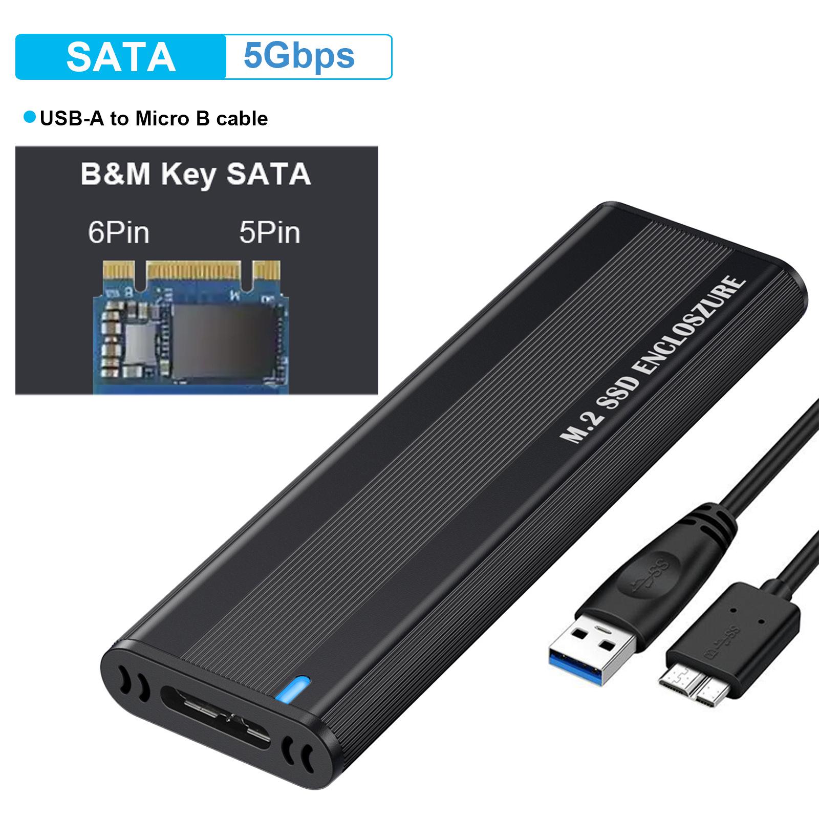 Корпус SSD-накопителя M.2 NVMe с двумя протоколами Type-C и возможностью установки без инструментов black CrossCart