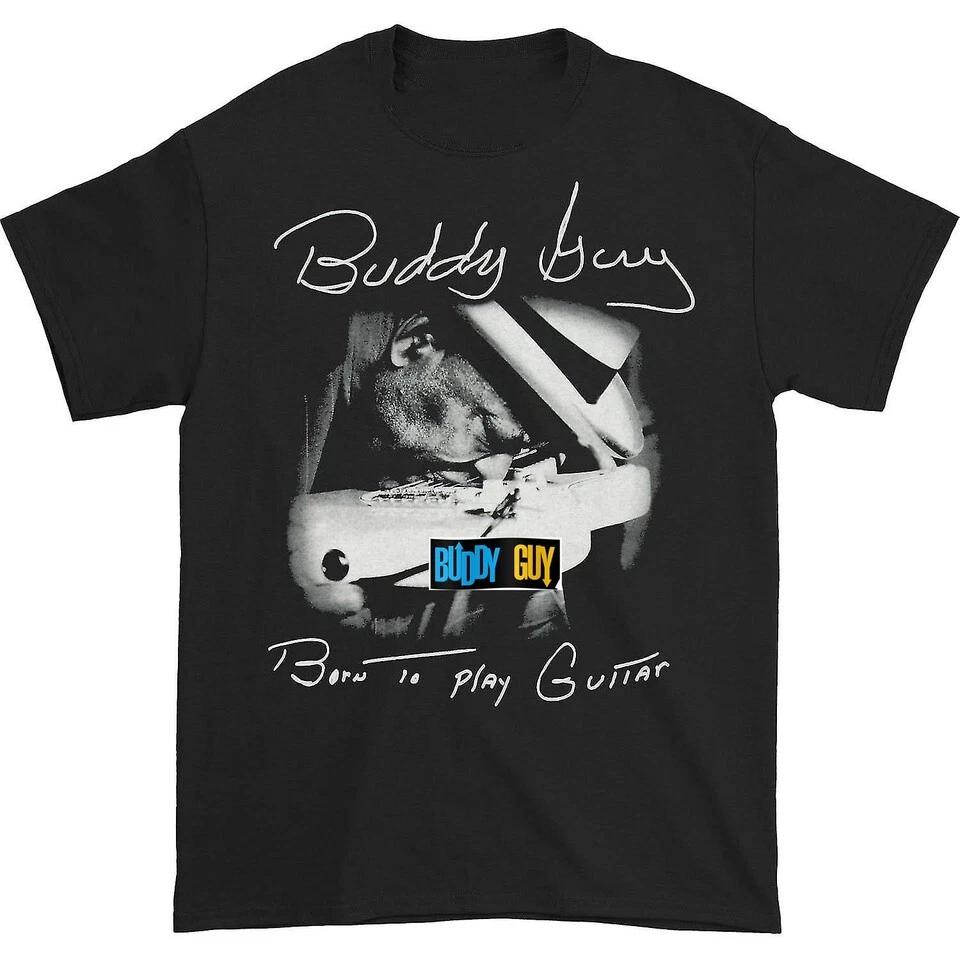 Винтажные футболки Buddy Guy Born To Play Guitar Все размеры от S до 5XL UU952 L gray TeeHaven