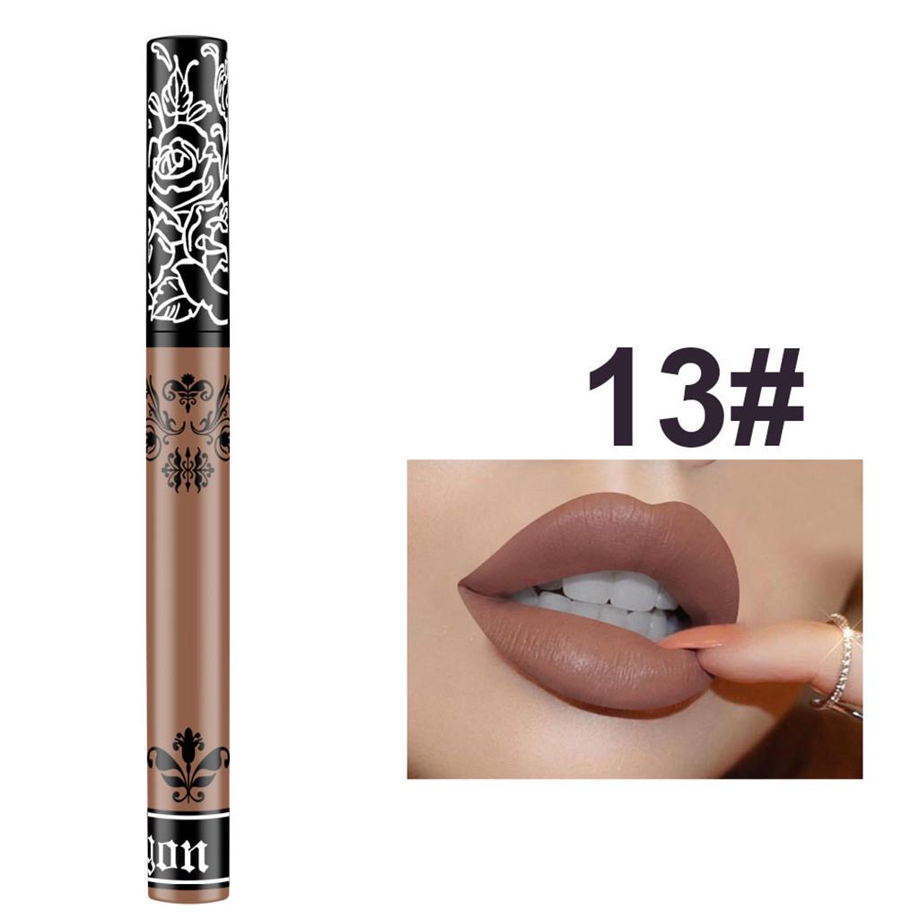 Женская Красота Стойкая Жидкая Помада для Губ Блеск для Губ Макияж 6ml beige Master key