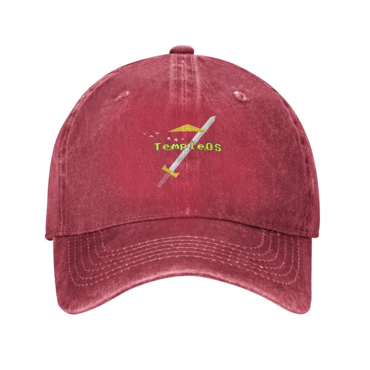 Terry Davis TempleOS Baseball Cap custom caps New Hat Beach tea Hat Caps For Unisex Womens brown NICE STYLE cap