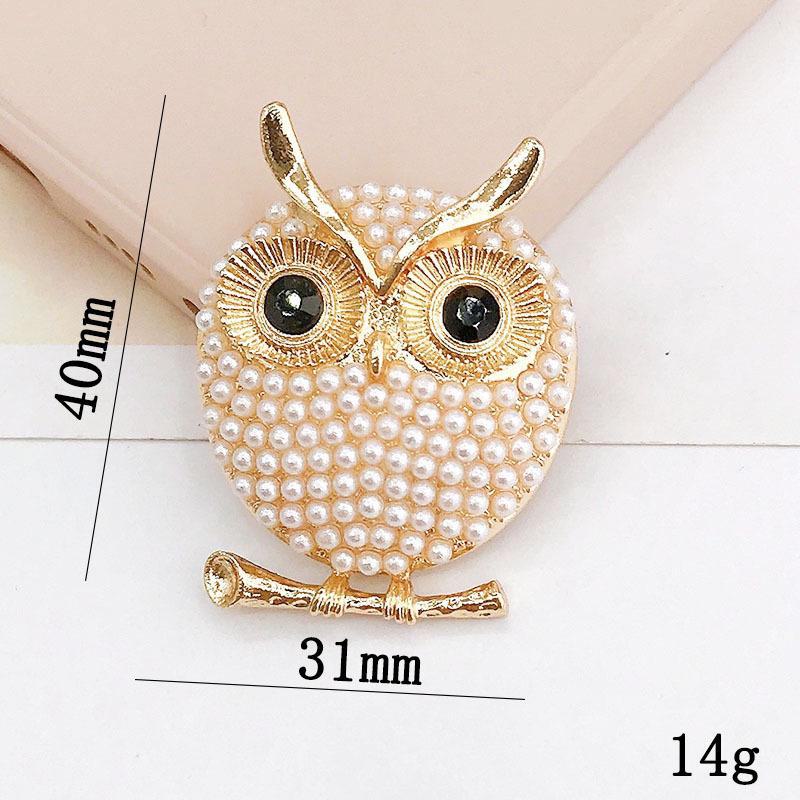 Yilian Pearl Owl DIY ювелирные изделия и чехол для телефона Diamond Car Vent Accessories D1481 Pearl Owl золотой Super Select
