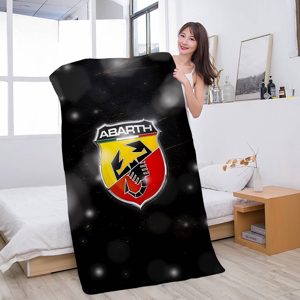 A-AbarthS-S ЛОГОТИП Микрофибра Пляжное полотенце Впитывающее Быстросохнущее Мягкое Йога Плавание Курорт Альпинизм Полотенце W40*H60(CM) black Ka Chen Muda