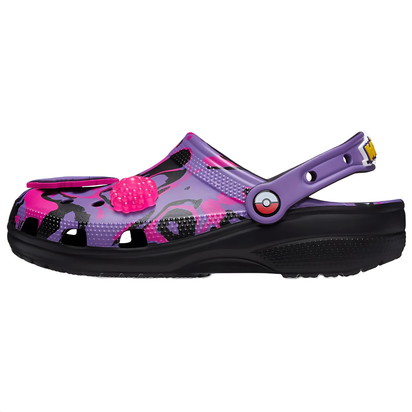 Кроксы Классические Клоги Покемон Генгар 210244-001 39-40 black Crocs