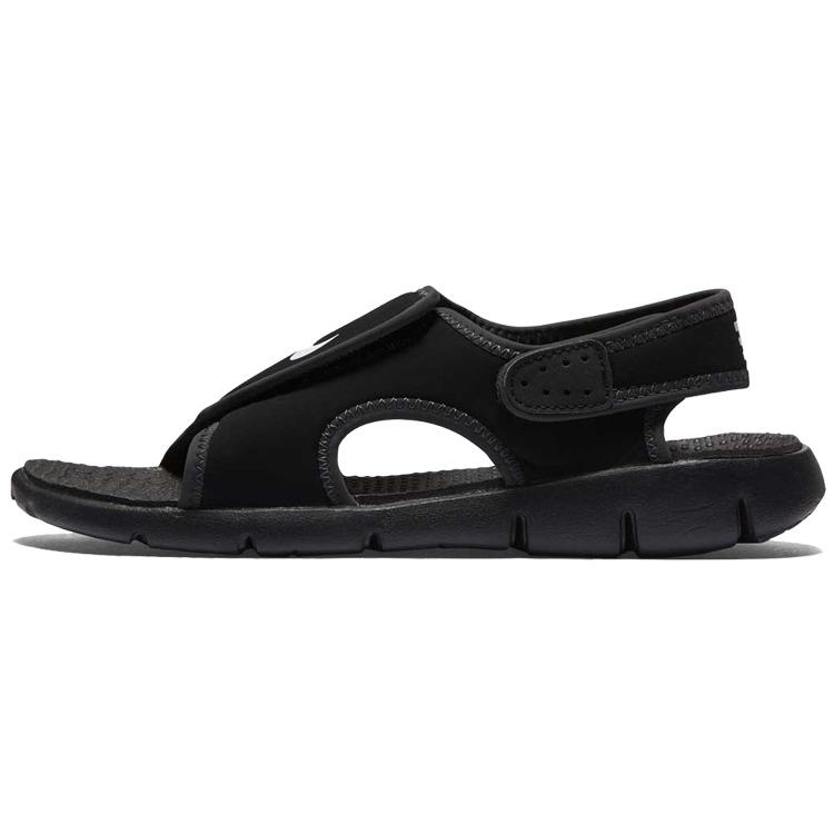 Nike Sunray Adjust 4 Sports Sanda Breathable Childrens Sandals Black Kids 386518-011 1Y чёрный