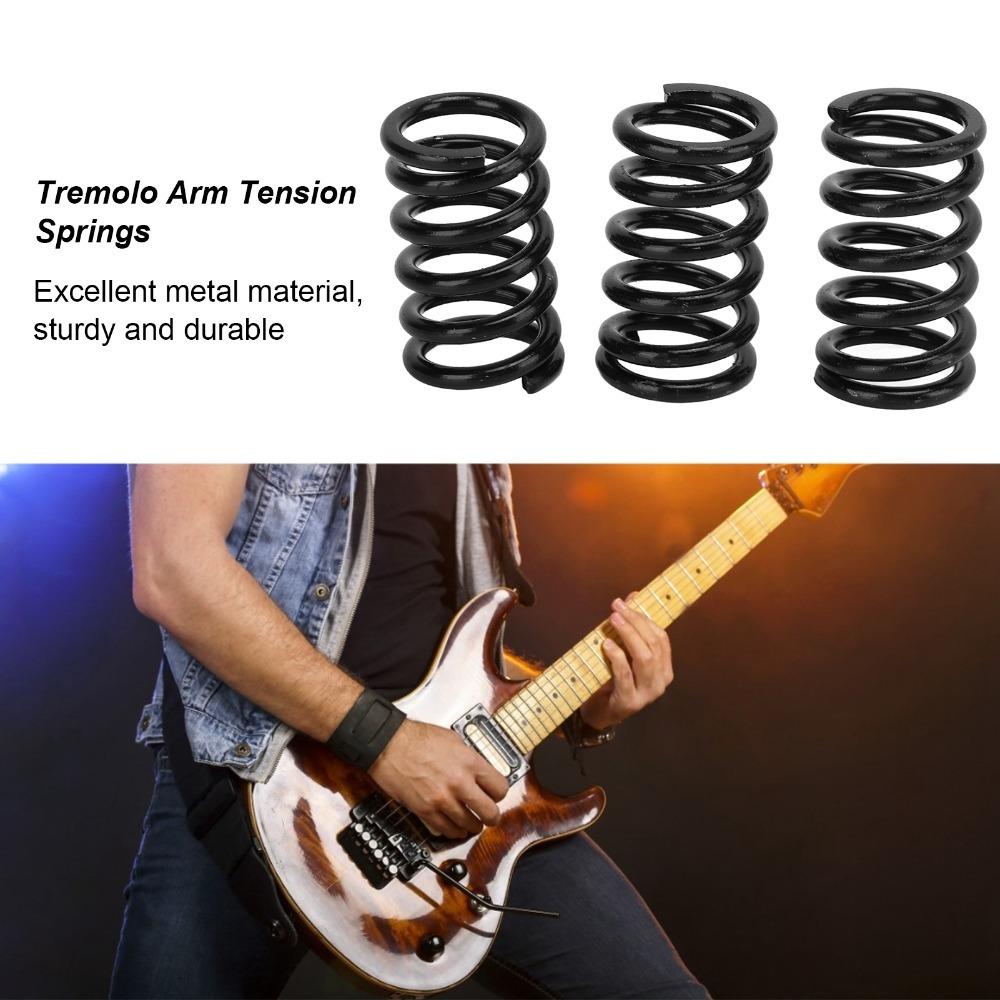 3PCS Metal Electric Guitar Springs Bigsby Spring  For Electric Guitar Bridge чёрный JSxinshijiao
