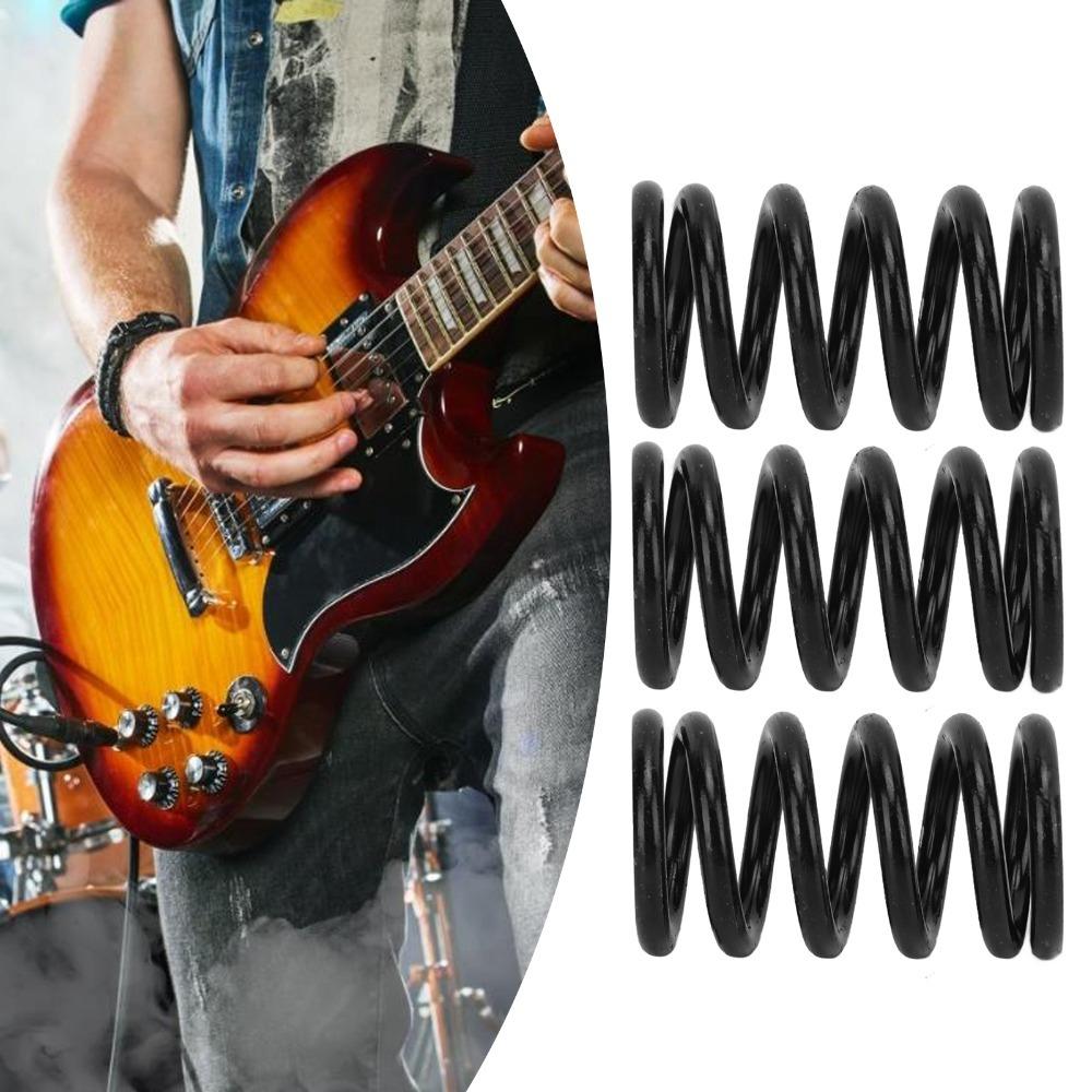 3PCS Metal Electric Guitar Springs Bigsby Spring  For Electric Guitar Bridge чёрный PYpengyuqiche