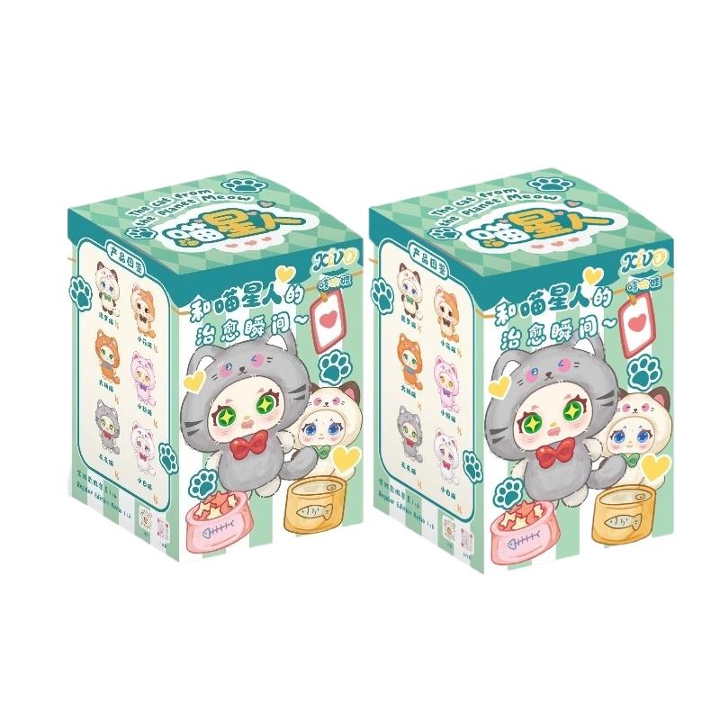 Original The Cat From The Planet Meow Series  Blind Box Animal Doll Trendy Toy Pendant Decoration Girl Surprise Birthday Gift white Tianyi 3