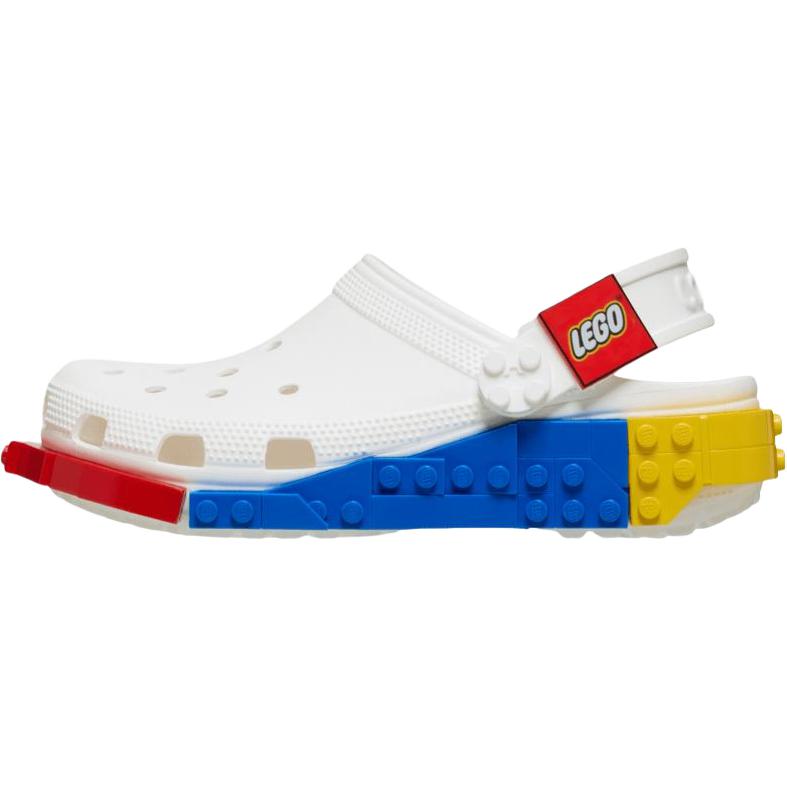 Crocs × LEGO 4LW System Клог Детские Белые Удобные Универсальные Быстросохнущие Клоги 211874-100 29-30 blue