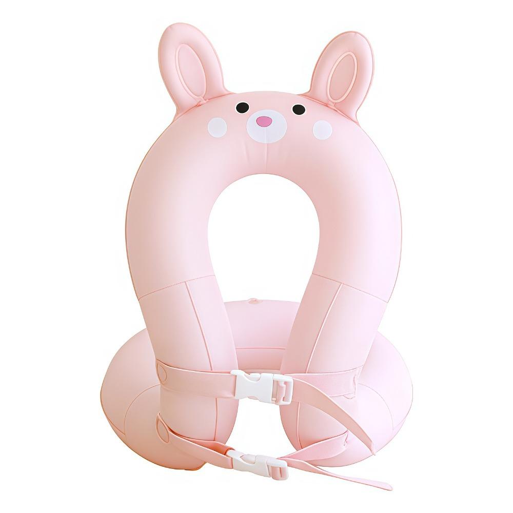 Safety Buckle Inflatable Swimming Vest Adjustable Inflatable Swim Ring  Summer розовый Shengshijieda