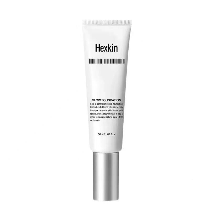 HEXKIN Glow Foundation 50 мл 6 в 1(Солнцезащитный крем + Консилер + Праймер + BB-крем + Отбеливание и против морщин + Тональный крем) 1 PC white DUTY FREE Beauty