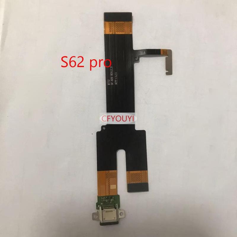USB Charging Port Board Dock Connector Flex Cable Replace Part for Cat S62 Pro S62Pro Volume Button On Off Side Key Flex black Specialist provider of mobile phone accessories