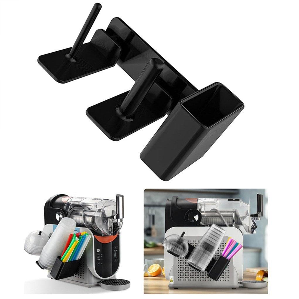 Новый органайзер для крышек и соломинок для блендера Ninja Slushie Machine FS301 и FS300, 3-в-1, боковое крепление для стаканов с напитками и молочными коктейлями black TolTales