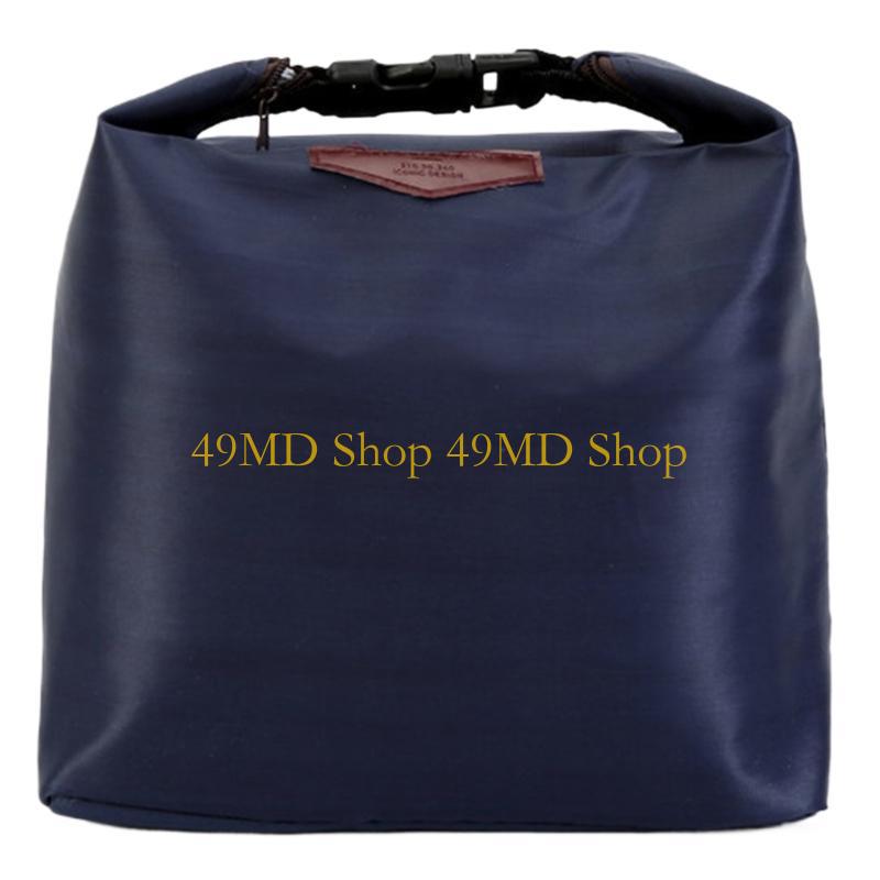 49MD Insulated Small Lunch Bag Water Resistant Cool Bag for Snacks and Drinks Meals blue TOP HOME-002