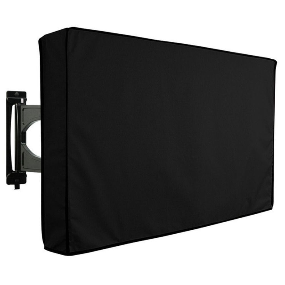 Breathable Television Protector Waterproof TV Dust Cover Universal TV Cover  Patio 22-24 black Leitegals