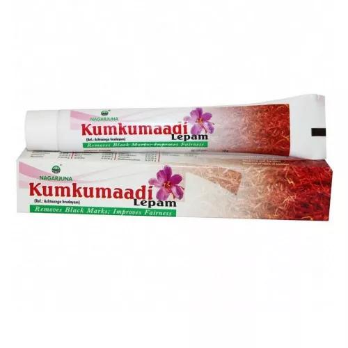 Кумкумади Лепам: восстанавливающий крем для лица (10 г), Kumkumadi Lepam,  Nagarjuna 3.625 gray