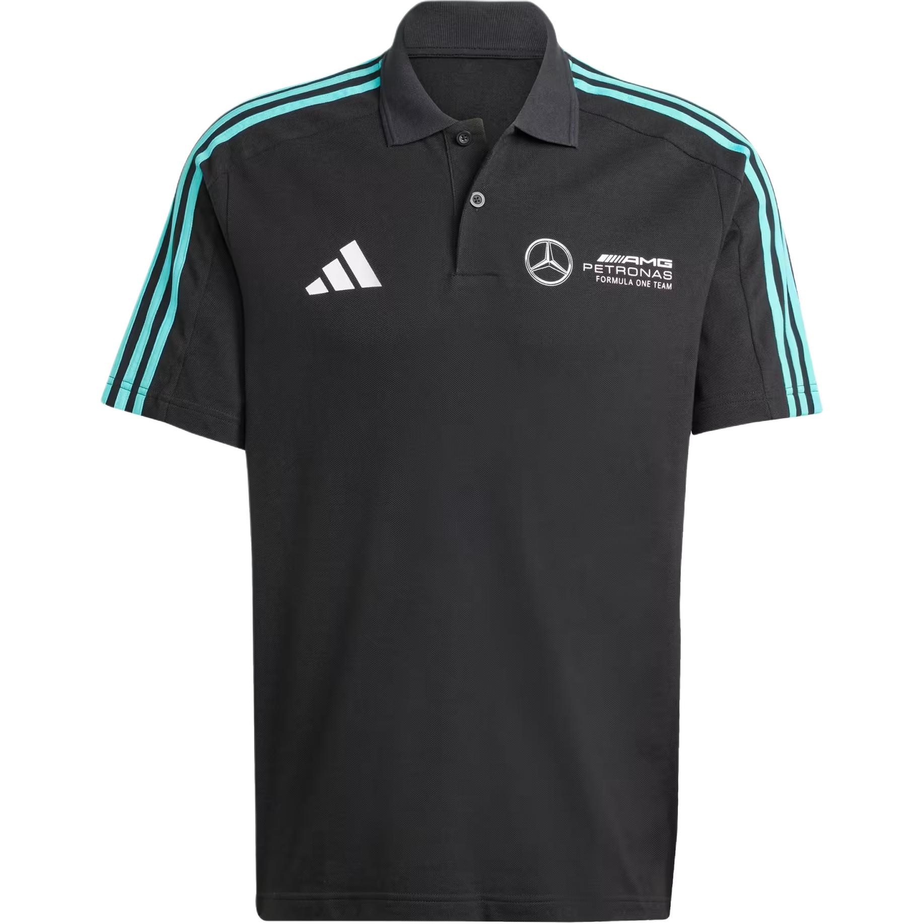 Поло Adidas x Mercedes - Amg Petronas Formula One Team Dna с логотипом 3 полоски JV5430 S black