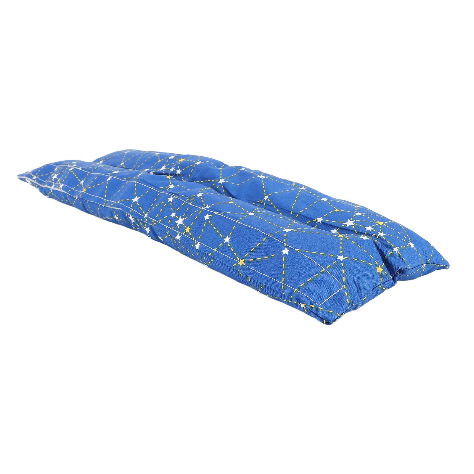 Car Seatbelt Pillow Soft Plush Breathable Comfortable Cushioning Seatbelt Chest Pillow for Driving blue Koogeelife