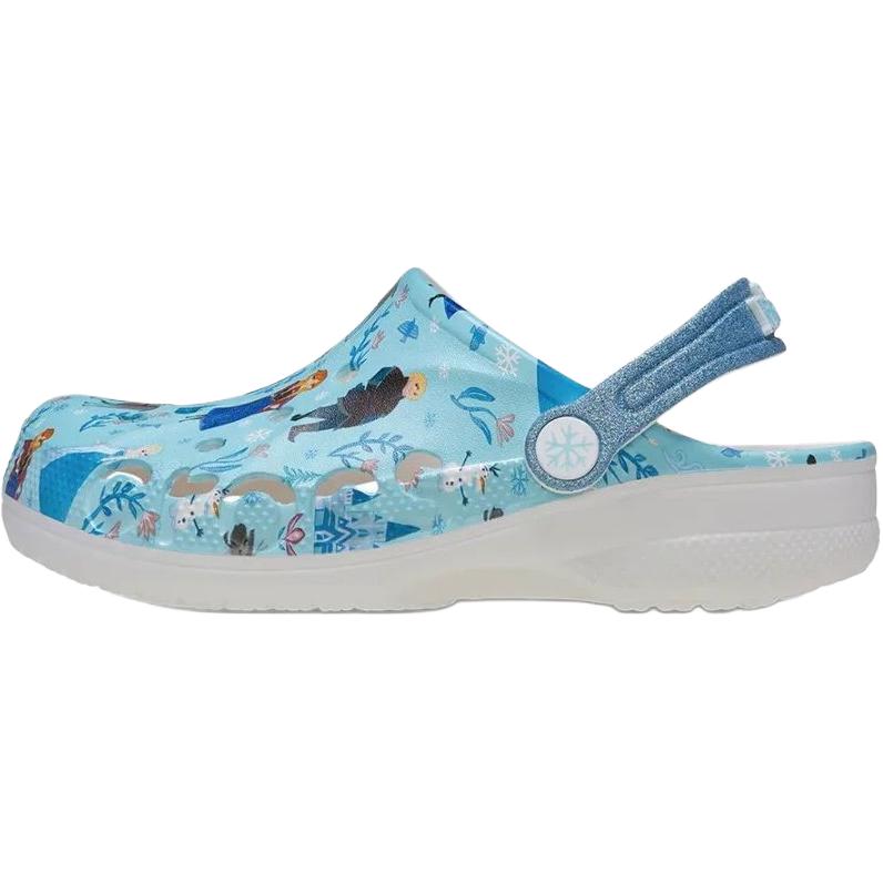 Crocs Frozen Baya Clog Удобные Прочные Низкие Детские Сандалии Детские сандалии Синие 210352-90H 34-35 gray