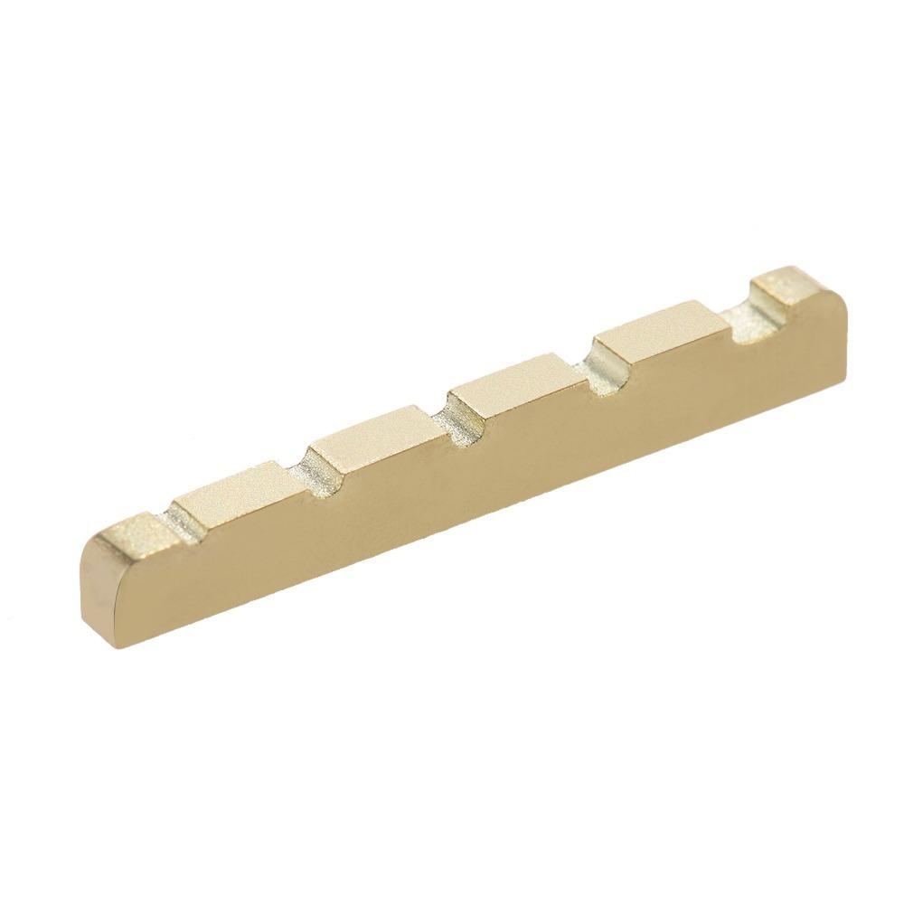 Pre-Slotted Design Electric Bass Guitar Nut 5-String Guitar Nut  Electric Bass beige xinguicui997