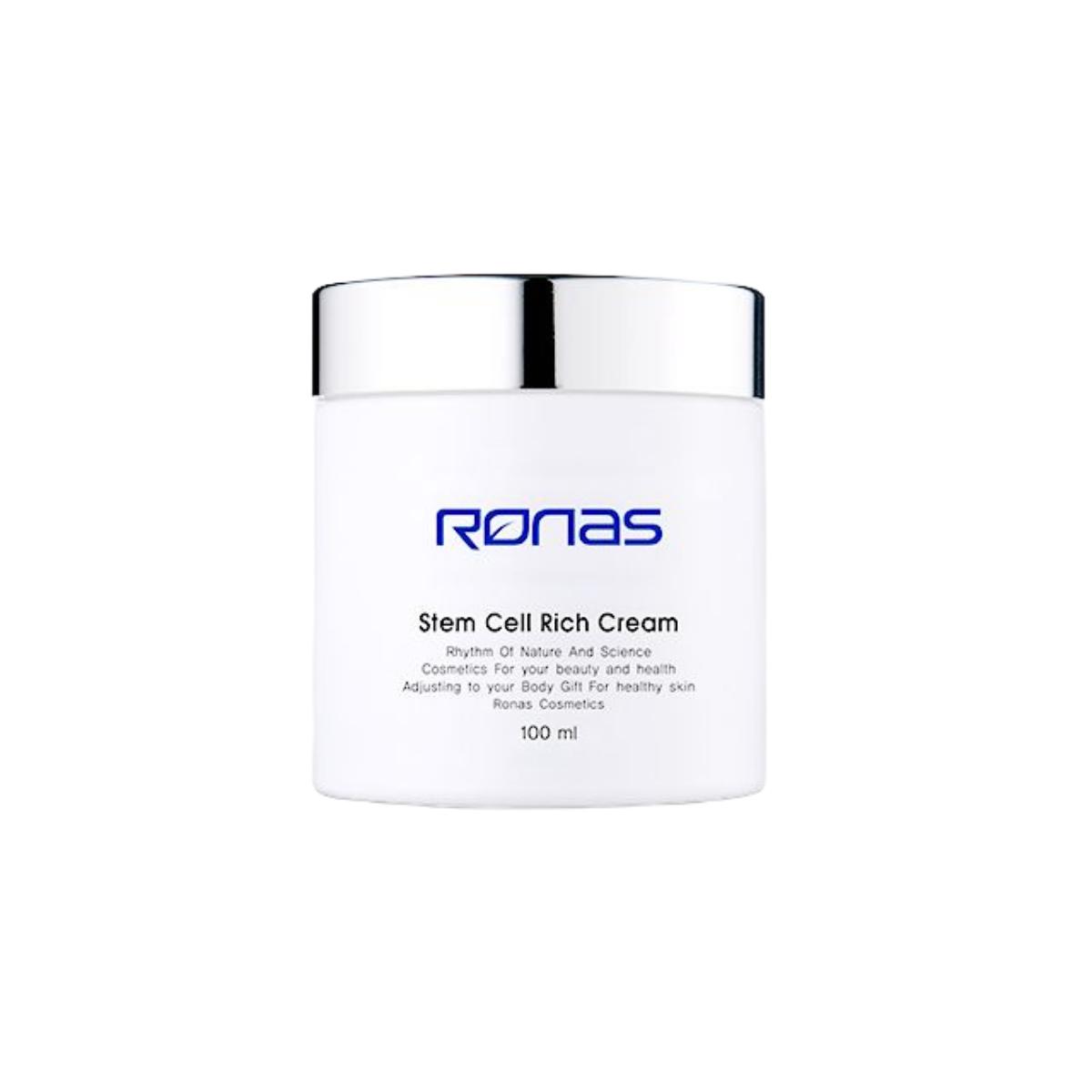 Ronas Stem Cell Rich Cream Глубокоувлажняющий и восстанавливающий крем для лица 100 мл white