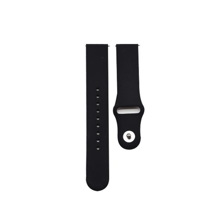 Силиконовый ремешок для часов Huami Amazfit GTR 3/Amazfit BIP/BIP Youth/BIT Lite/GTS/GTS 2/GTR, сменный ремешок для часов 22mm чёрный Smartwatch Accessories