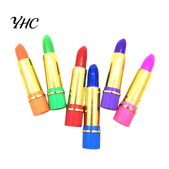 Lip Makeup 6Pcs/Box 8g Lipstick Set Non-Irritating Butterfly Pattern Color Long Lasting Changing Dark Green Magical for Women Beauty yellow Xuanten