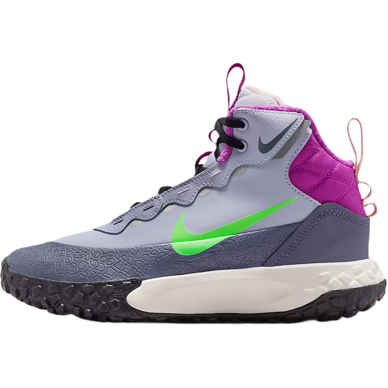 Детские ботинки Nike Terrascout GS Ghost/Light Carbon/Vivid Purple/Green Strike Серые IH7683-002 37.5 gray