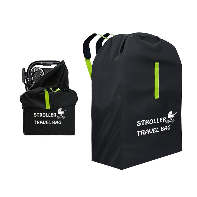 BABY Stroller Travel Bag  for Airplane, Road Trips &Waterproof Storage  & XL Size Foldable & Lightweight! for All Major Brands! Stroller Travel Bag black zaopor03