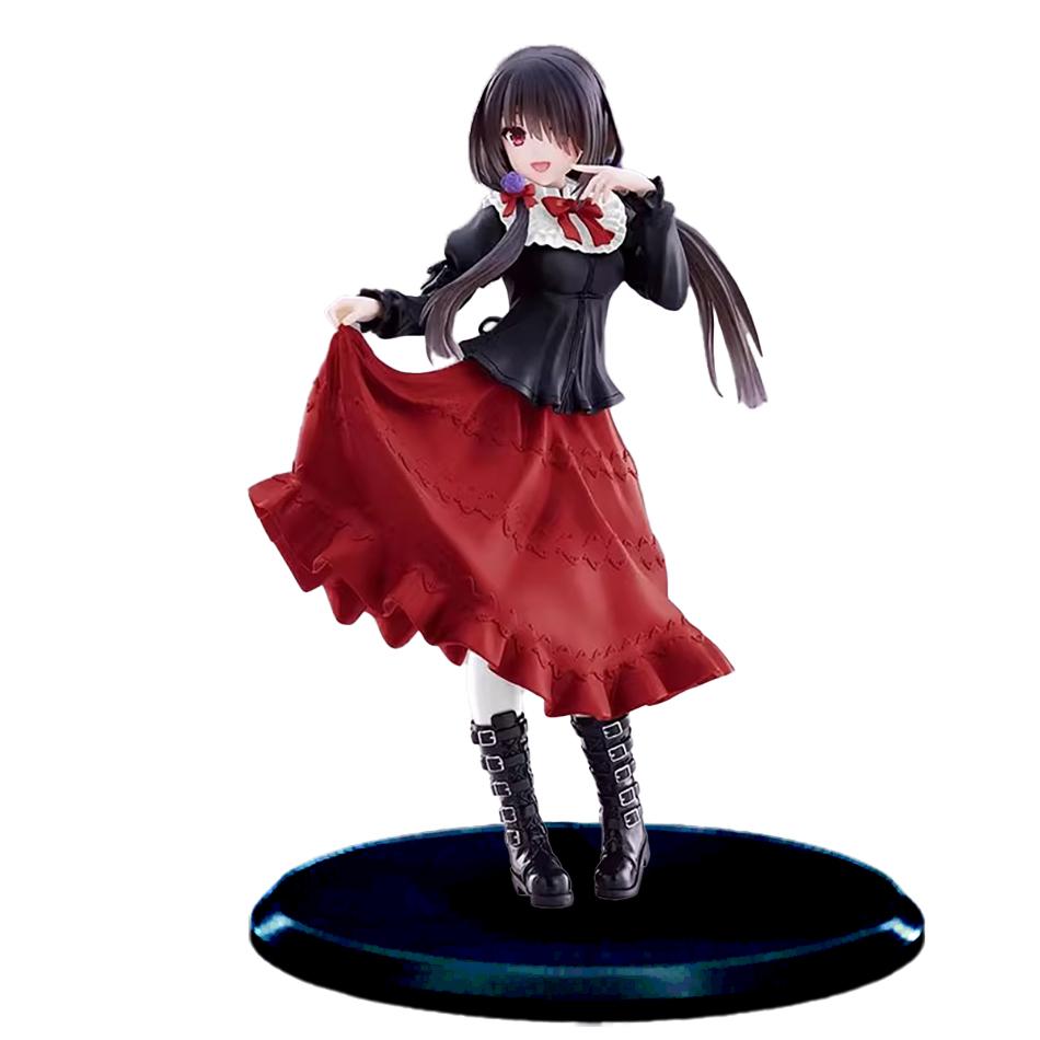 18 см DATE A LIVE Токисаки Куруми Аниме Фигурка Очаровательная Модель Девочки Игрушка ПВХ Фигурка Действия Аниме Фигурка Модель Игрушки Коллекционная Кукла Подарок brown Discover Intime