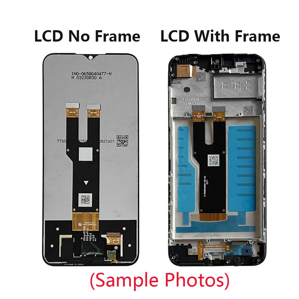 LCD Screen and Digitizer Full Assembly For With Frame Moto G73 gray Gway Phone-Spare Parts