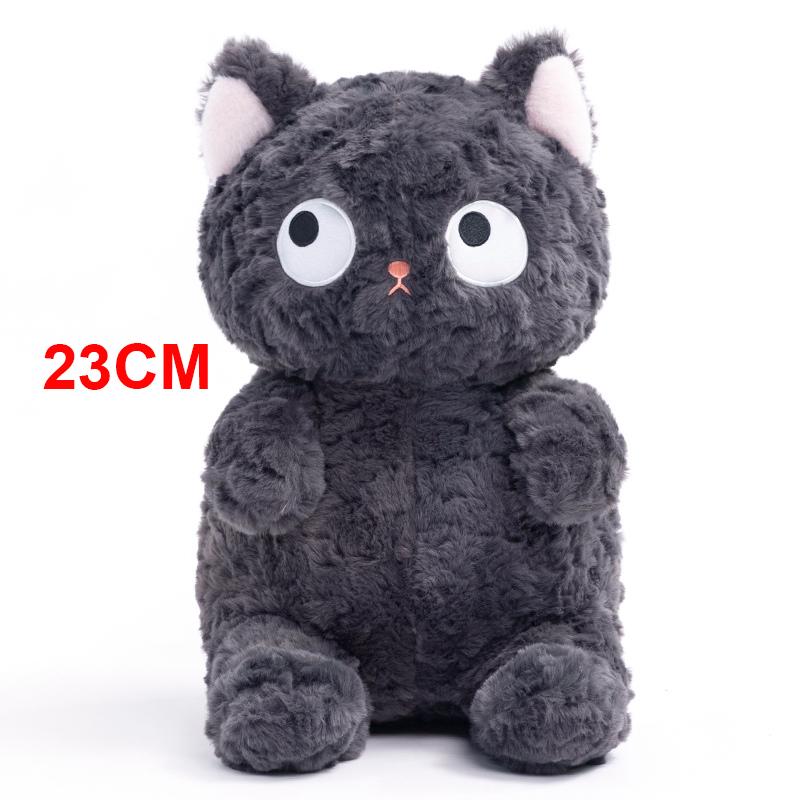 Прекрасные большие глаза, черная кошка, игрушки Peluche, пушистые мягкие животные, кошка, плюшевая кукла, мягкая подушка, хороший подарок для детей, девочек black Bai Fen Bai Toys